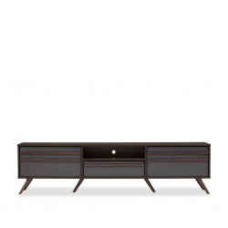 Blackburn Low TV Cabinet Columbia/Dark Grey Color