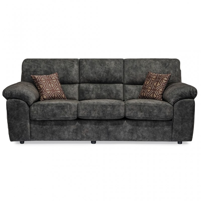 Maurizio 3 Seater Grey Col Fabric