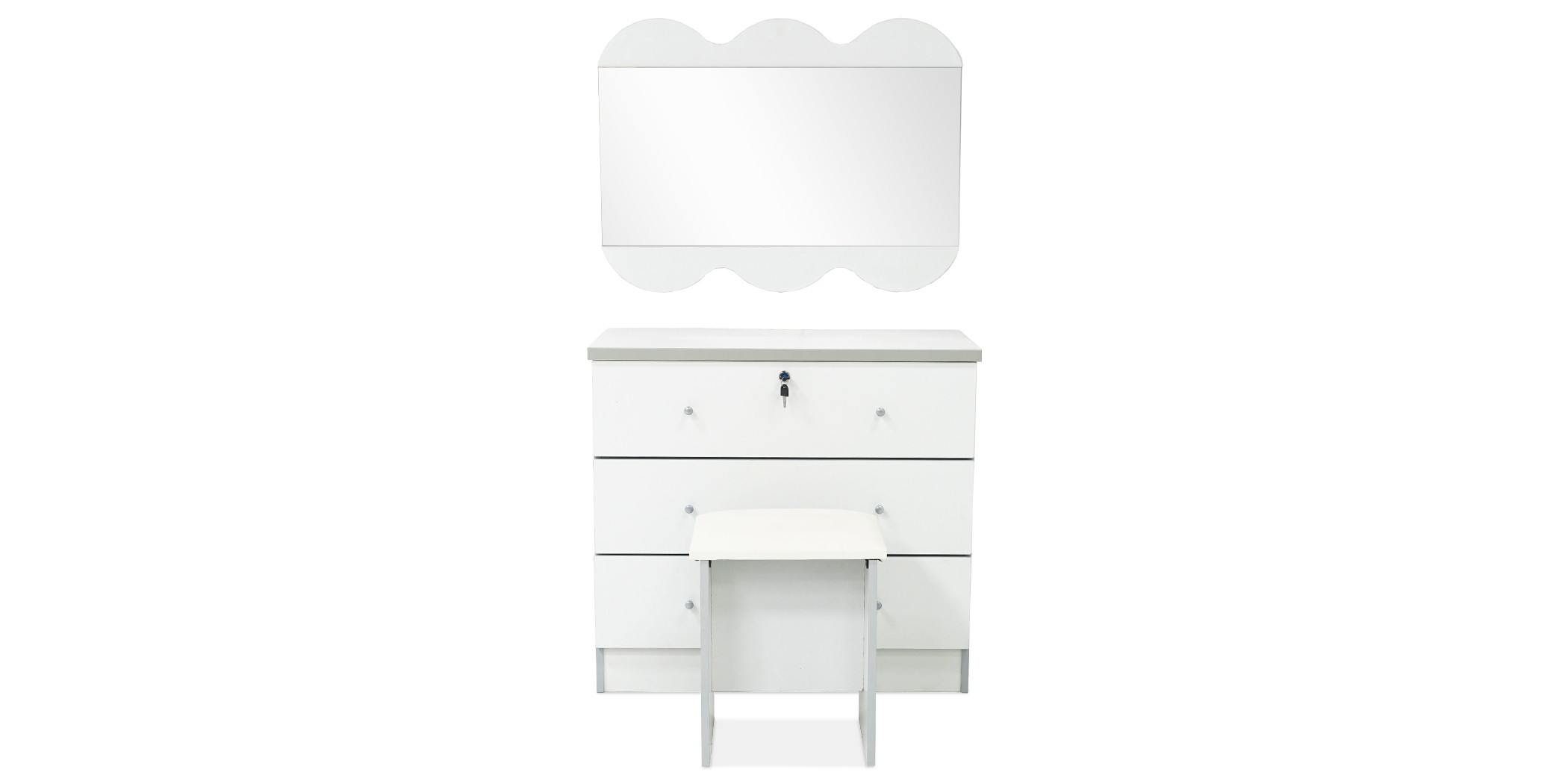 Ethan Bedroom Set 107x190 cm Whit