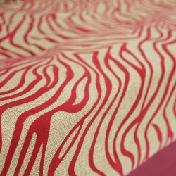 Amy Sofa Bed Red Col Polyester Fabric