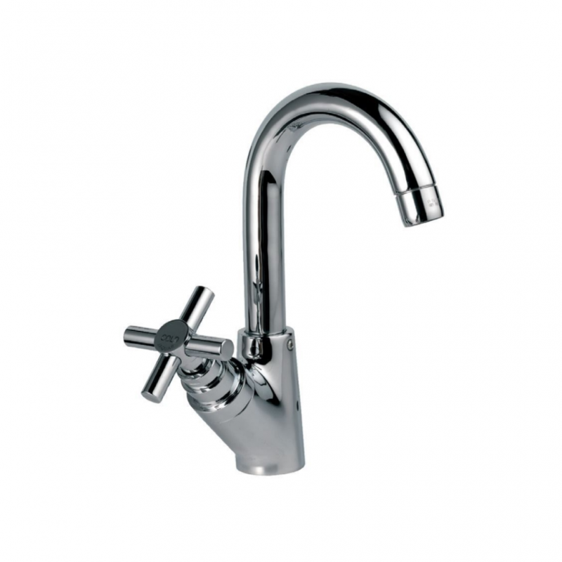 Solo Sink Pillar Tap With Angular Knob SOL-CHR-6359