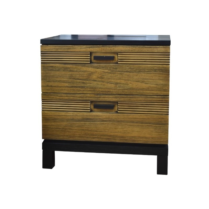 Briony Bed Side Table Honey Coffee Finish