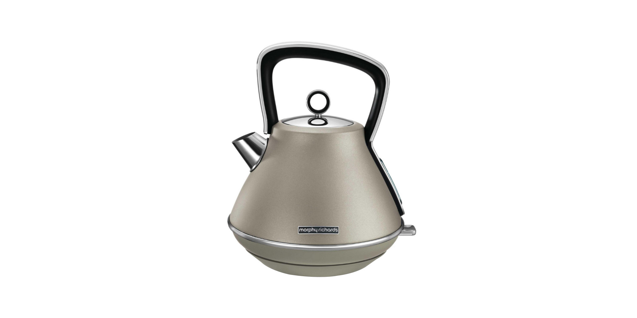 Morphy Richards 100103EE Evoke Platinum 1.5L Kettle Pyramid Special Edition