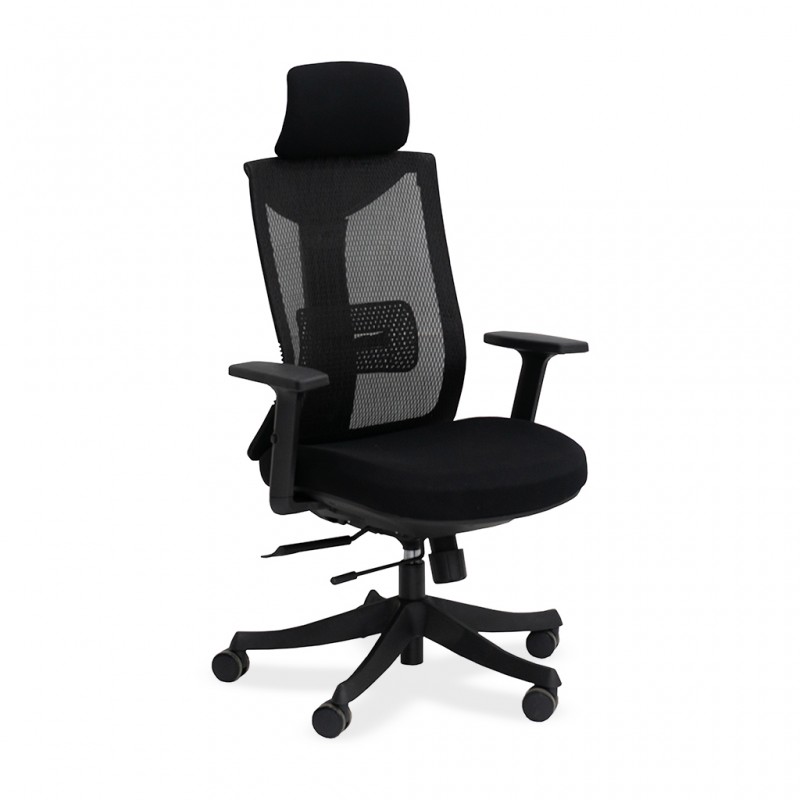 Stellar Crocus High Back Office Chair Black