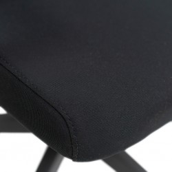 Stellar Borage Medium Back Chair Black