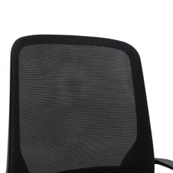 Stellar Borage Medium Back Chair Black