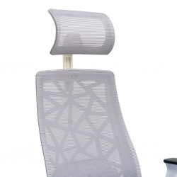 Stellar Celosia High Back Office Chair Light Grey