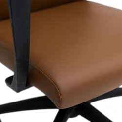 Stellar Clarkia Medium Back Office Chair Brown