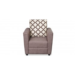 Wenlo 3+2+1 Brown W/Beige & Brown Pattern