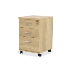 Stellar Lotus Executive Desk Wood & White