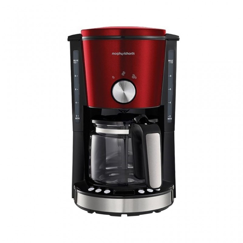 Morphy Richards 162522 Evoke Red Filter Coffee Machine Morphy Richards 162522 Evoke Red Filter Coffee Machine
