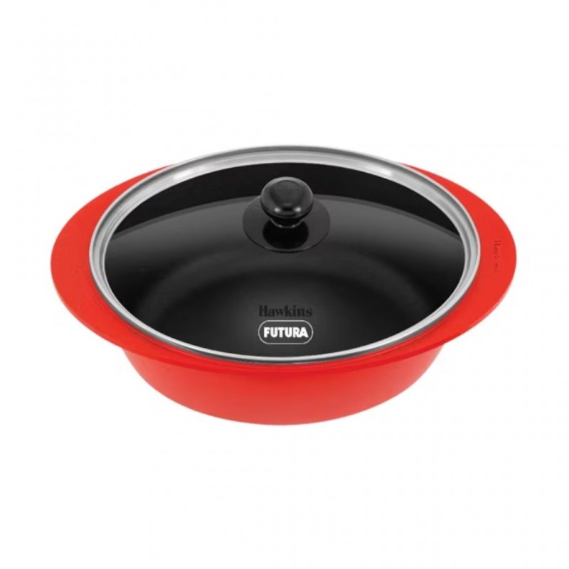 Hawkins DCDO3G 3L Die Cast Non Stick Dutch Oven With Glass Lid