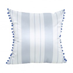 Cushion 45x45 cm Blue & White