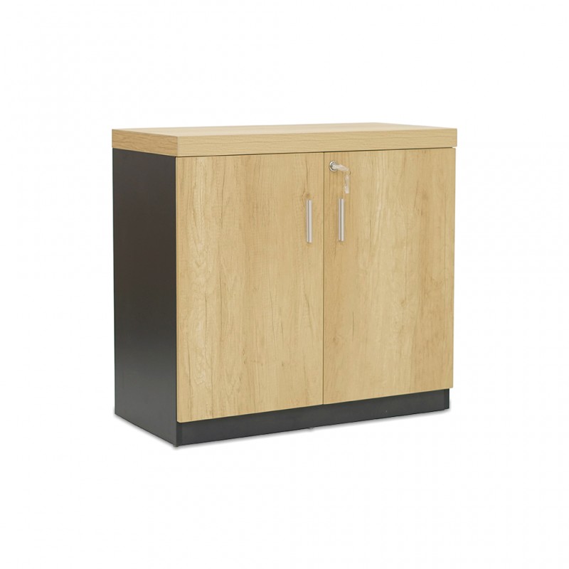 Stellar Linaria Filling Cabinet Wood & Grey