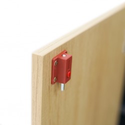 Stellar Linaria Filling Cabinet Wood & Grey