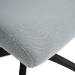 Stellar Allium Low Back Chair Light Grey