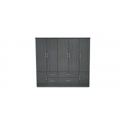 Savina Bedroom Set 180x200 cm Graphite