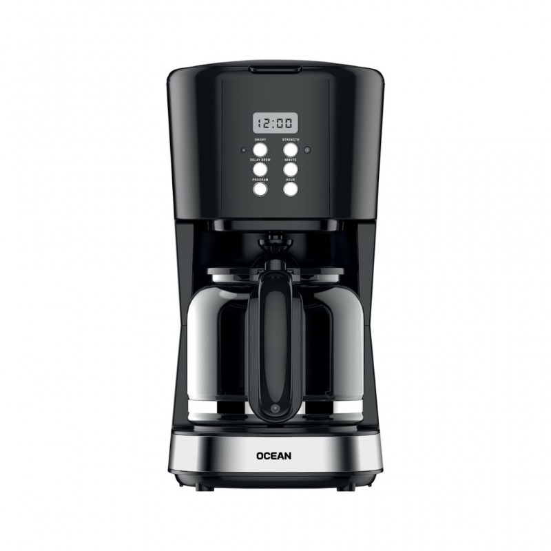 Ocean OCCM9015DN 1.5L Black LCD Coffee Maker