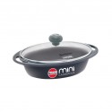 Hawkins DCG75G 0.75L Die Cast Grey Mini Casserole Non Stick With Glass Lid