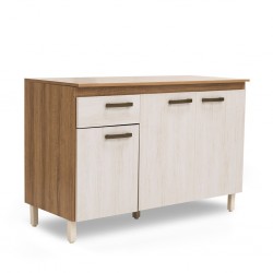 Atlas Kitchen Cabinet Amendao/Nature 3 Drs & 1 Drawer