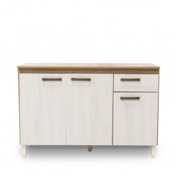 Atlas Kitchen Cabinet Amendao/Nature 3 Drs & 1 Drawer