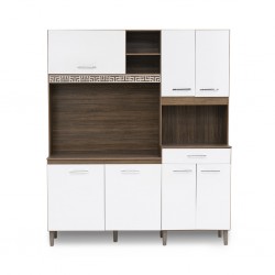 Yara 160 cm Kitchen Unit Rustic Evora/Off White