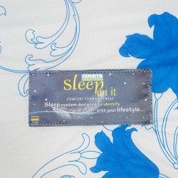 Sleep On it Comfort Single 107x190 cm Foam Blue Fabric