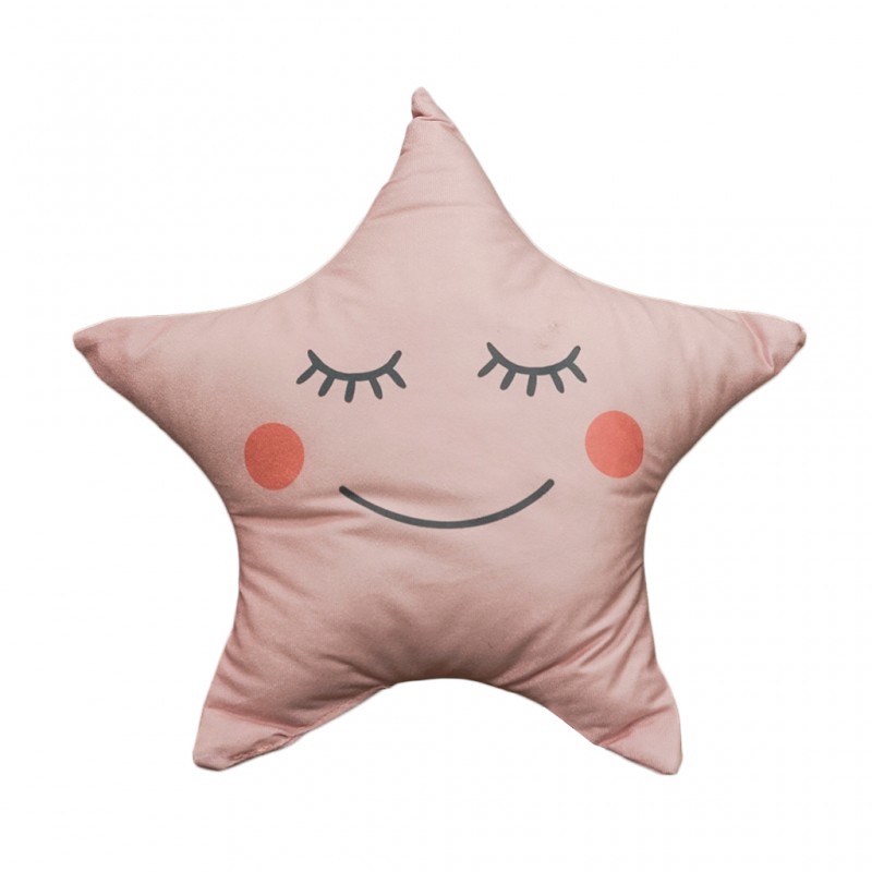 Star cushion Pink 45x42cm