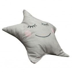 Star cushion Grey 45x42cm