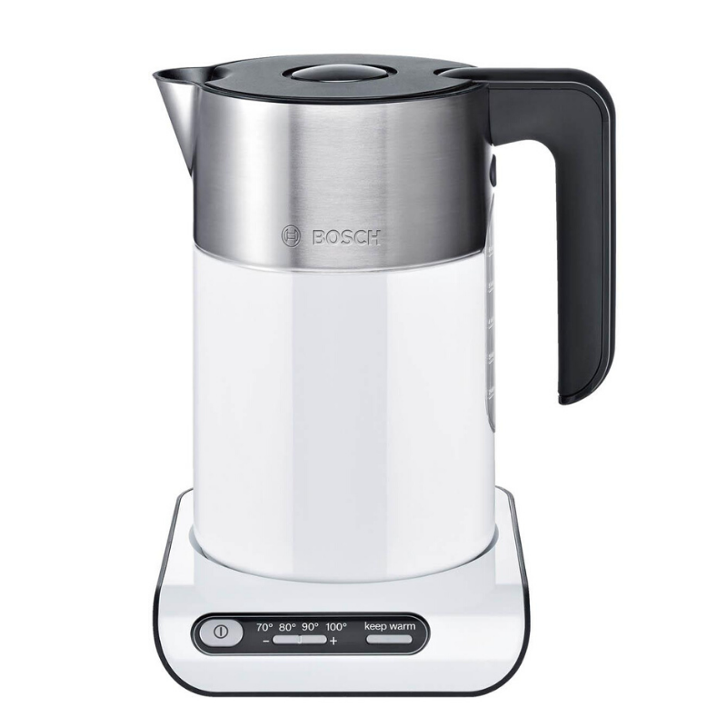Bosch TWK8611P 1.5L WH/ S.Steel Styline Kettle Bosch TWK8611P 1.5L WH/ S.Steel Styline Kettle