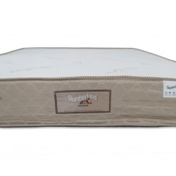 Slumberland Premium Latex Double 150x190 cm Microquiled White & Brown