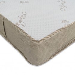 Slumberland Premium Latex Double 137x190 cm Microquiled White & Brown