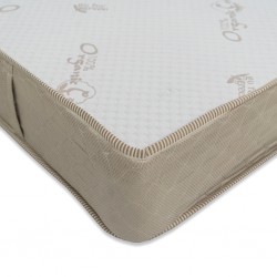 Slumberland Premium Latex Double 137x190 cm Microquiled White & Brown