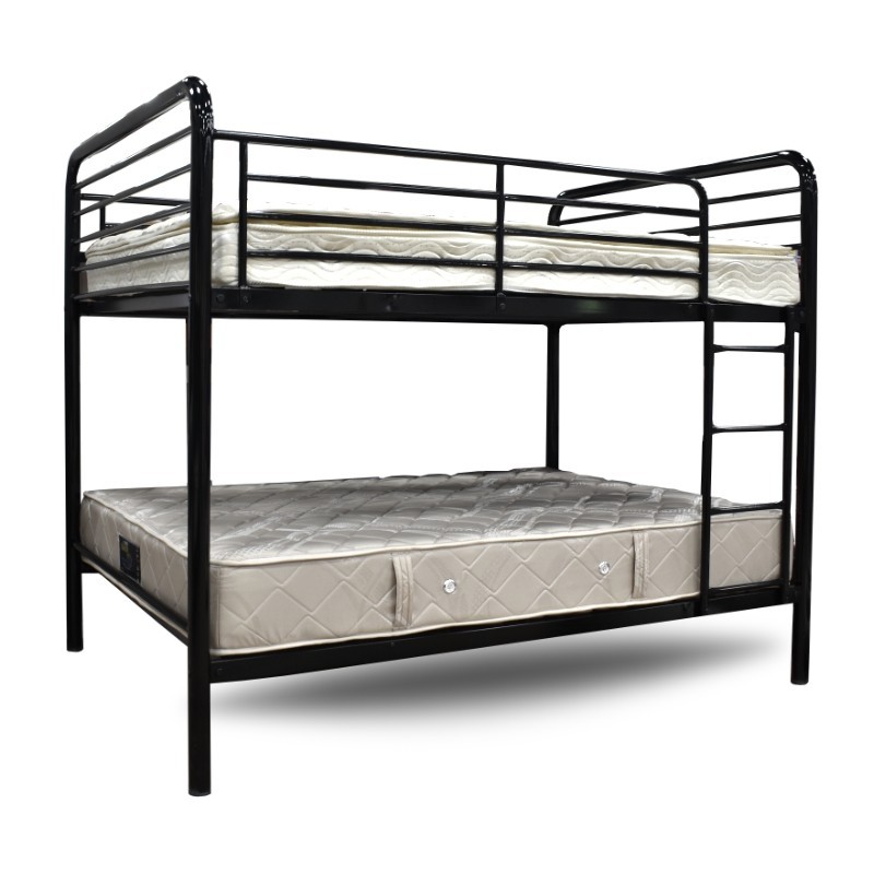 Samantha Bunk Bed 137x190 cm Black Metal