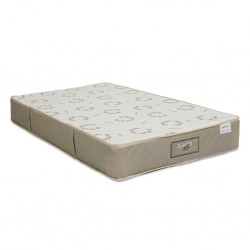 Slumberland Premium Latex Single 90x190 cm Microquiled White & Brown