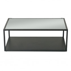 Balado Coffee Table Metal & Smoked Glass