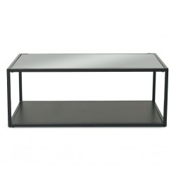 Balado Coffee Table Metal & Smoked Glass