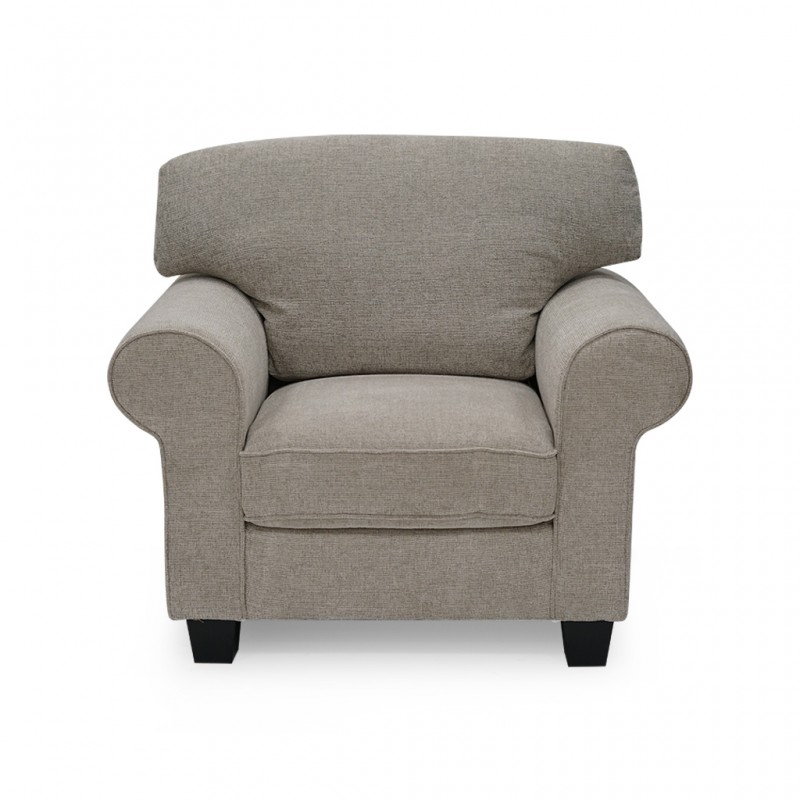 Vixon Accent Chair Beige Color Fabric