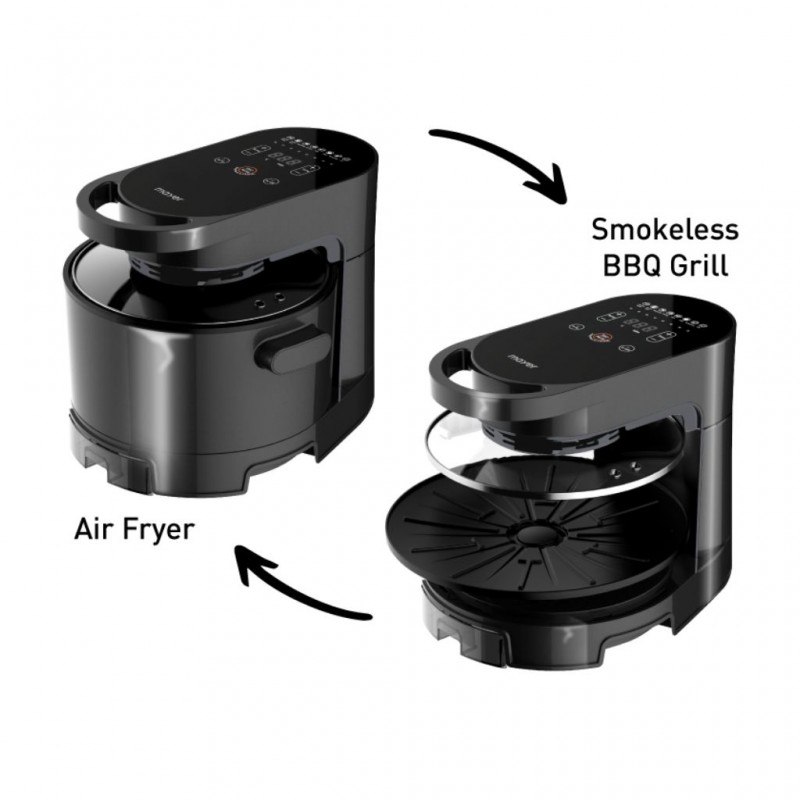Mayer MMAFG58 2in1 5L Air Fryer & Smokeless BBQ Grill