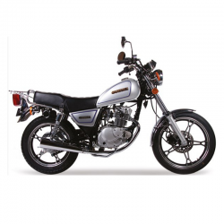 Suzuki GN125 Silver 124cc Motorbike
