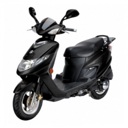 Suzuki AN125 Black Scooter