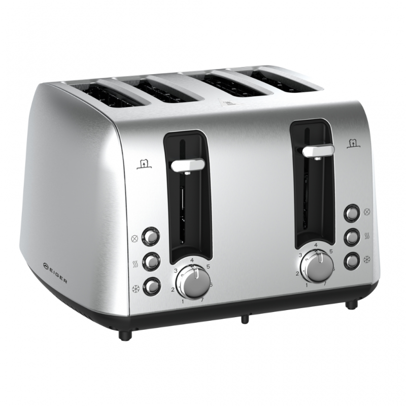 Eiger EG-STS004 Geneva 4 Slice Stainless Steel Toaster "O" Eiger EG-STS004 Geneva 4 Slice Stainless Steel Toaster "O"