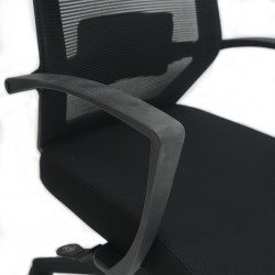 Stellar Ballota High Backrest With Head Rest Black