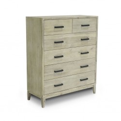 Brisbane Chest of 6 Drawers Brushed Acacia