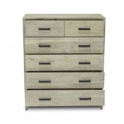 Brisbane Chest of 6 Drawers Brushed Acacia