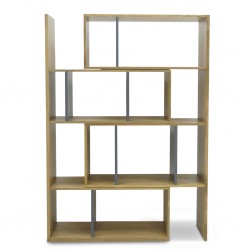 Kya Extending Shelves Oak and Grey