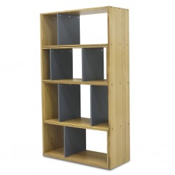 Kya Extending Shelves Oak and Grey