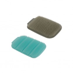 Joseph Joseph Duo 85174-JJ Washing-Up 2-Pack Grey/Mint Scrubber "O"