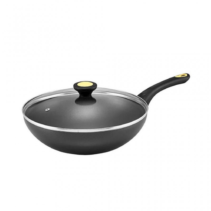 Meyer 22060 Skyline II 28cm / 11" Black Covered Stirfry Meyer 22060 Skyline II 28cm / 11" Black Covered Stirfry