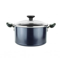 Meyer 13813 Radiance 24cm / 5.7L Blue Covered Stockpot